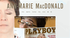 Desktop Screenshot of annmariemacdonald.com